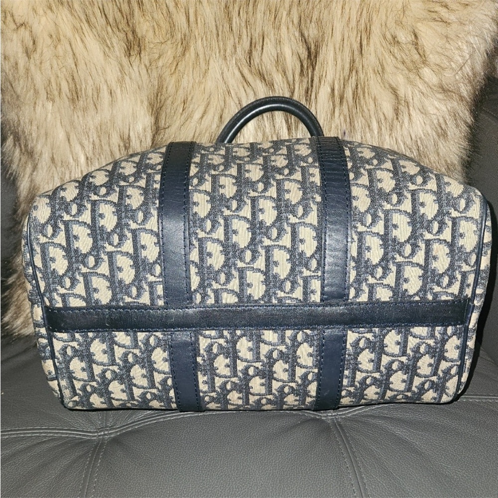 Christian Dior Oblique Trotter Canvas Boston Bag w/COA - Picture 9 of 12